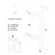 MANIGLIONE PER INGRESSI LUNGHEZZA 50 CM. FORMA QUADRATA ACCIAIO INOX