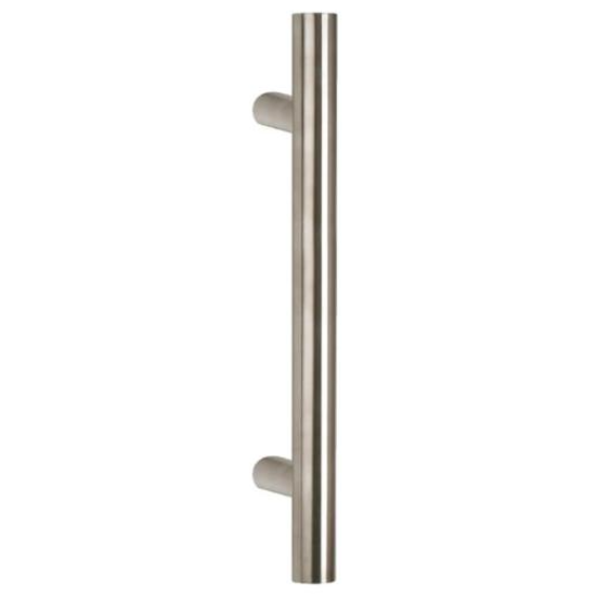 MANIGLIONE PER INGRESSI LUNGHEZZA 50 CM. FORMA TONDA ACCIAIO INOX