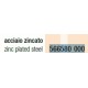 SERRATURA GANCIO SPORGENTE N ACCIAIO ZINCATO, COMPLETA DI CONTROPIASTRA  ART. 566580/000