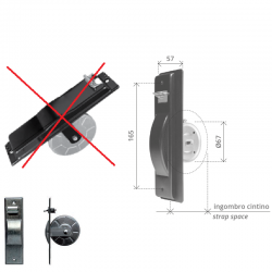 AVVOLGITORE SEMINCASSO MONOBLOCCO SPECIAL (SECCO) INTERASSE 165 MM. CAPACITA' 5,5 MT.
