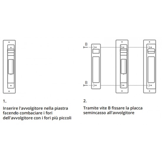 AVVOLGITORE SEMINCASSO MONOBLOCCO SINTESY (SECCO) INTERASSE 210 MM. CAPACITA' 10 MT.