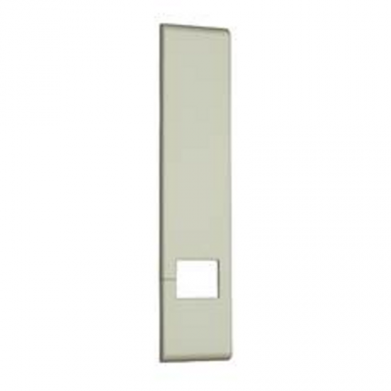 PLACCA PVC AVORIO COPRIAVVOLGITORE UNIVERSALE INTERASSE DA 130 A 210 MM.
