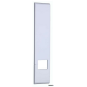 PLACCA PVC BIANCO COPRIAVVOLGITORE UNIVERSALE INTERASSE DA 130 A 210 MM.