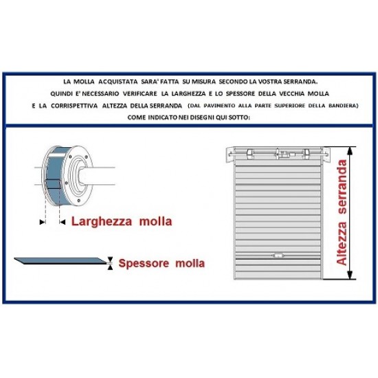 MOLLA PER SERRANDA LAVORATA