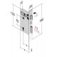 SERRATURA DA INFILARE BORDO QUADRO BRONZATO PATENT